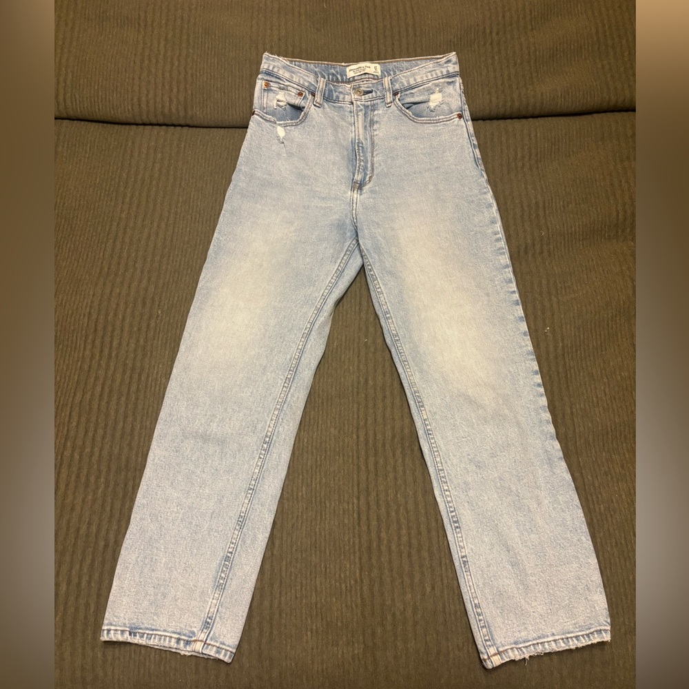 Abercrombie & Fitch The Ankle Straight Ultra High Rise Jean - Size 4R